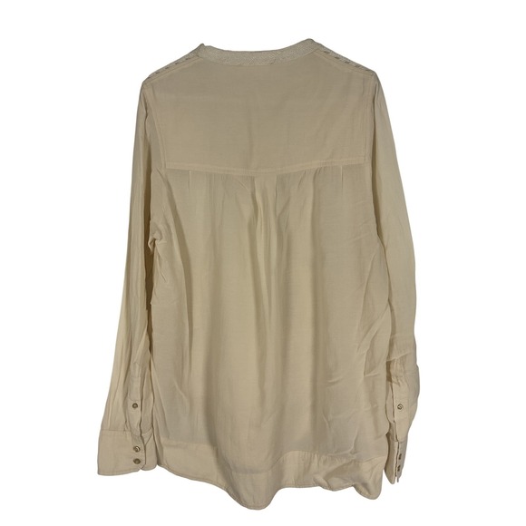 Isabel Marant Etoile Women's Creme Tunic Boho Shift Embroidered Dress Size EU 40 - Picture 8 of 9